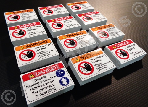 Warning Safety Stickers Manufacturer Alberta Canada